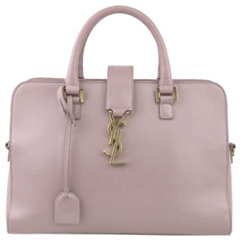 ysl monogram cabas pink|Pink YSL Monogram Cabas Leather Satchel .